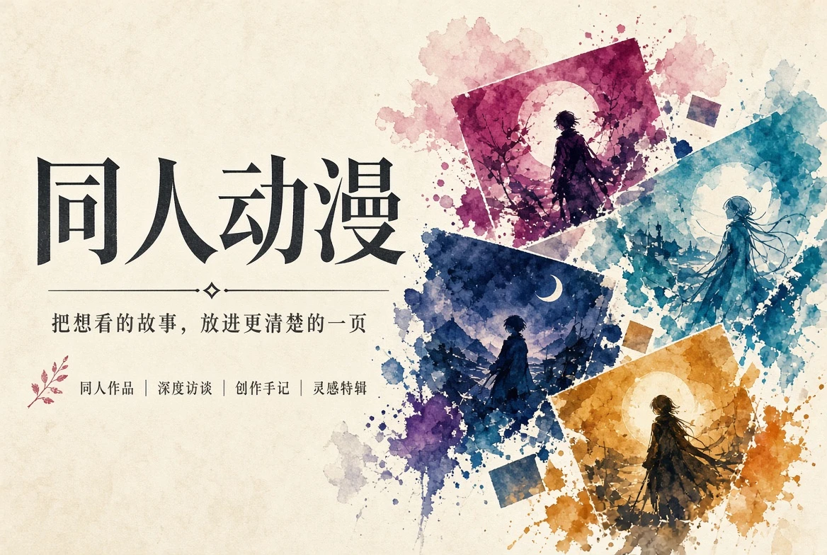 同人动漫杂志作品导览封面